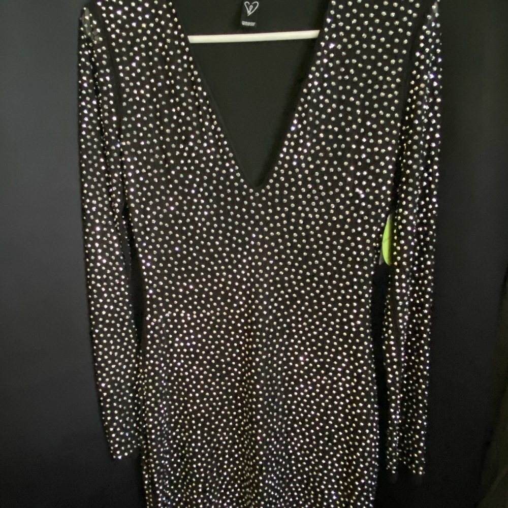 Cocktail dress, glam, bedazzled, new w/ tags!